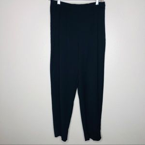 Briggs Petite black high waist slacks tailor fit 8